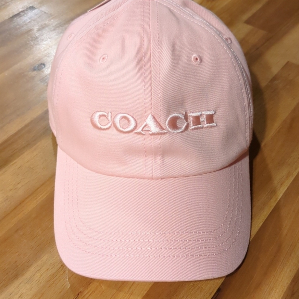 NWT Coach Embroidered Hat Color Pink Adjustable Baseball Cap - Picture 6 of 6